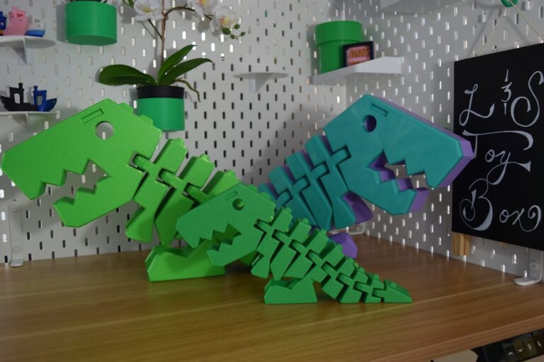 From Pixels to Prehistoric: The Story of Our 3D Printed Articulated T-Rex